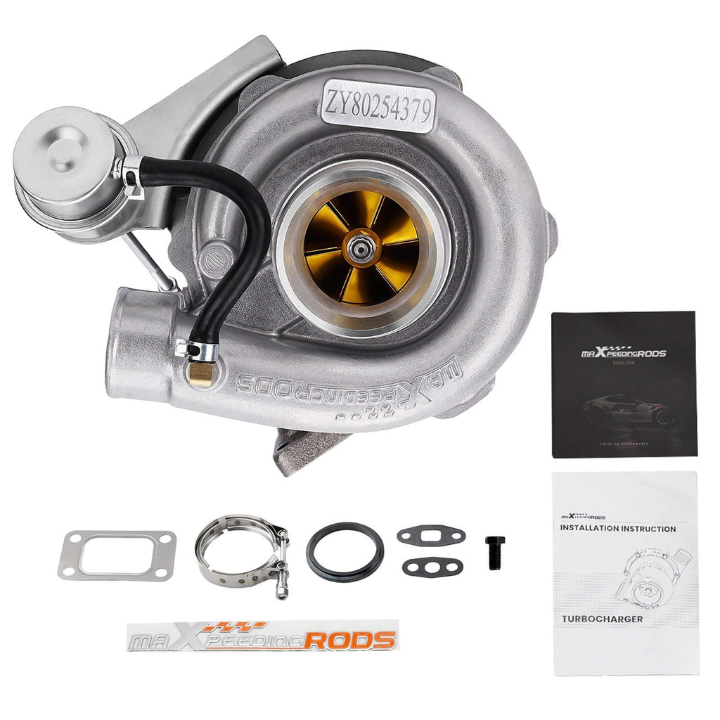 Neu Billet Turbolader T3 T04E kompatibel für Audi VW 1.8T VR6 .63 AR V Band universal Turbo