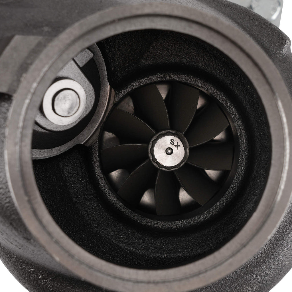 Neu Uni Turbolader for 1.4-3.0L Motor Keramik Lager Wasser+Öl AR 0.70/0.72 V-band