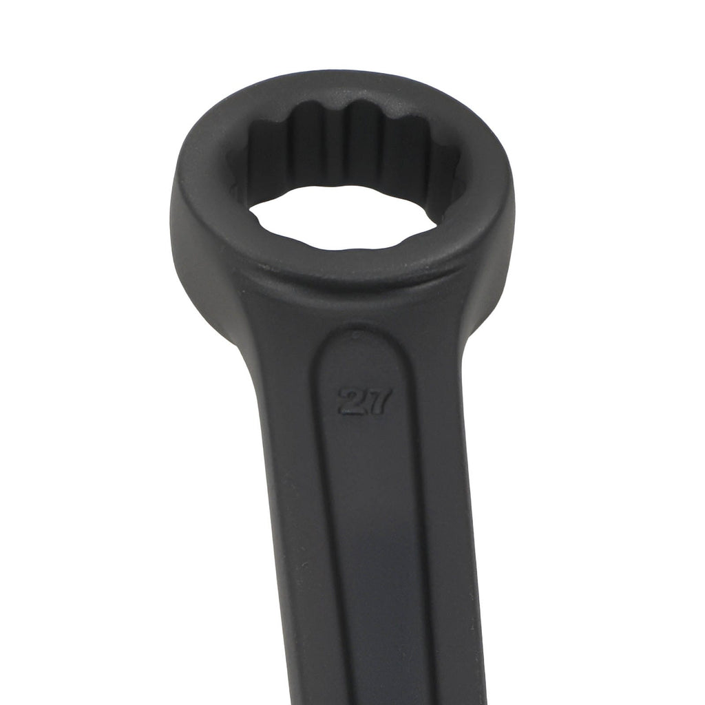 Neu 27mm CrV Ringschlüssel 12-Kant Schlagkopf 180mm Bi-Hex Metrisch Schlüssel
