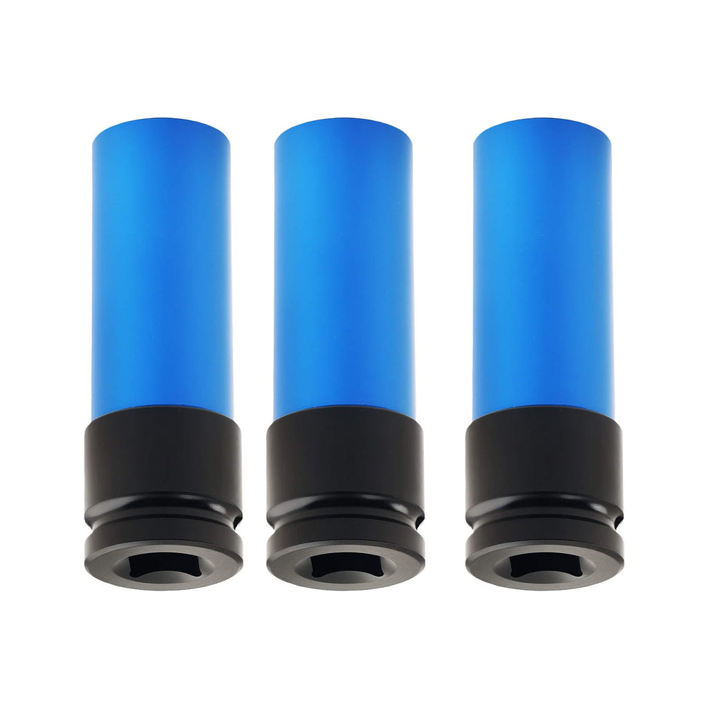 Neu 1/2 Kraft-Einsatz 17mm Stecknuss CR-MO Schlagschrauber Innenvierkant 85mm