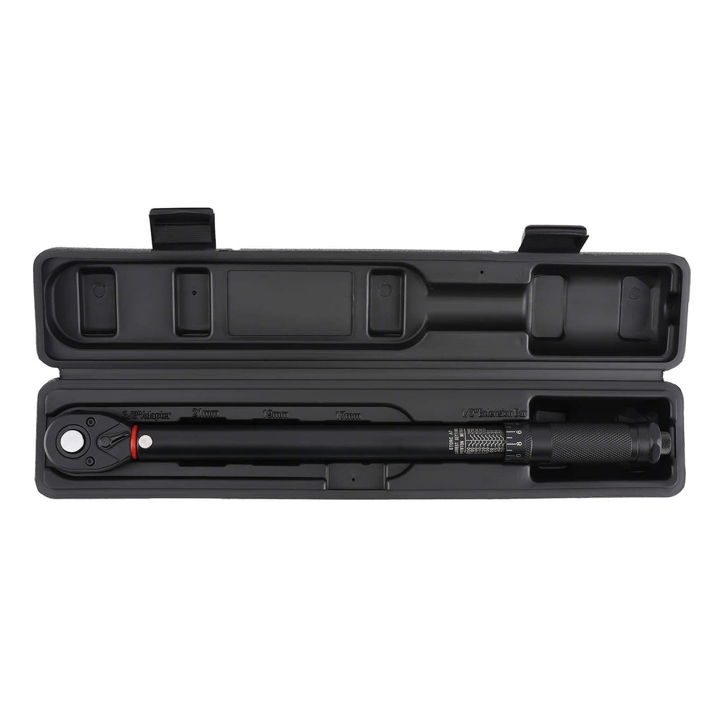 Neu Drehmomentschlüssel 20-200 Nm mit Klicksignal für Auto/Fahrrad 1/2 40Cr