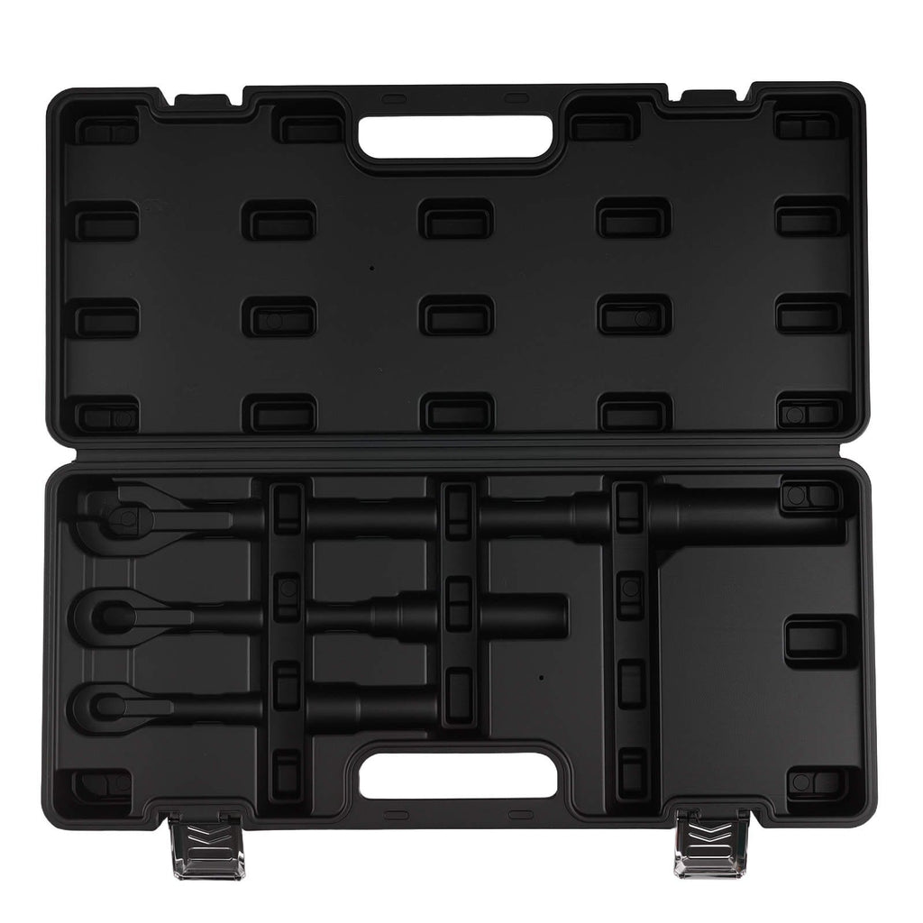 Neu 3-teiliges Drehmomentschlüssel 5-25 10-60 40-220Nm Aluminium Ratsche Koffer