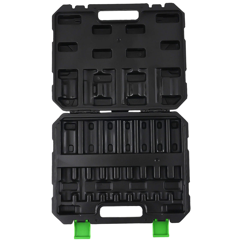 Neu 1/2 Antrieb Nuss 10-32mm for Schlagschrauber 16tlg Set 78mm Lang CR-V