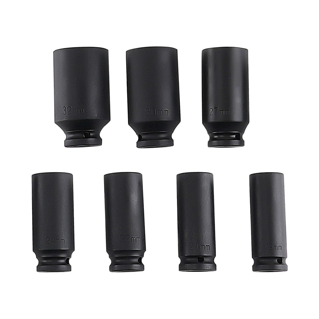 Neu 1/2 Antrieb Nuss 10-32mm for Schlagschrauber 16tlg Set 78mm Lang CR-V