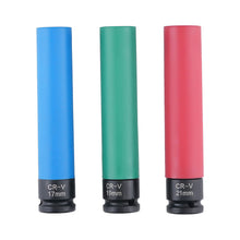 Laden Sie das Bild in den Galerie-Viewer, Neu 1/2 Zoll Radmutter Steckschlüssel 17mm 19mm 21mm Schlagstecknuss Set 50bc