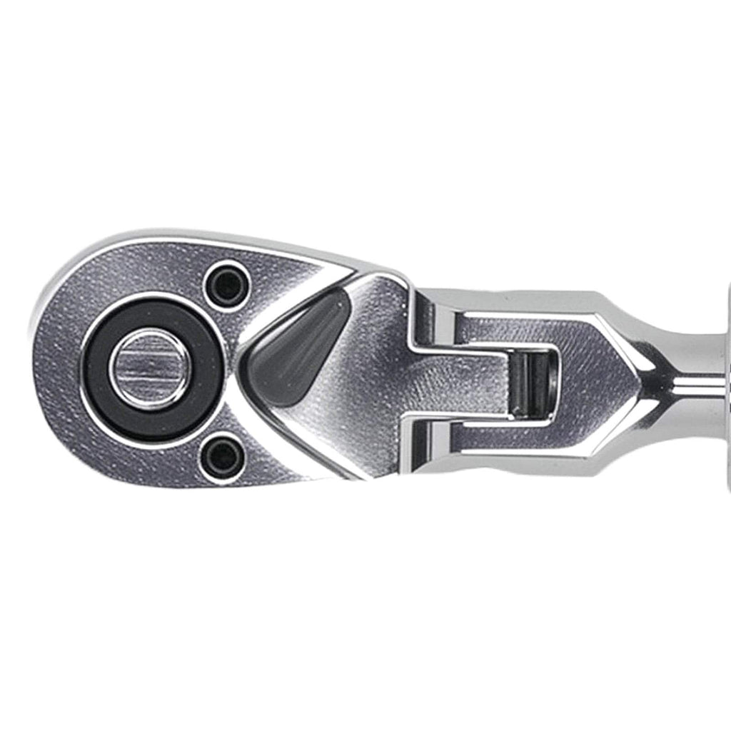 Neu 1/4 Zoll Ratsche 72 Zähne 180° Flexkopf Schnellverschluss 40Cr Stahl