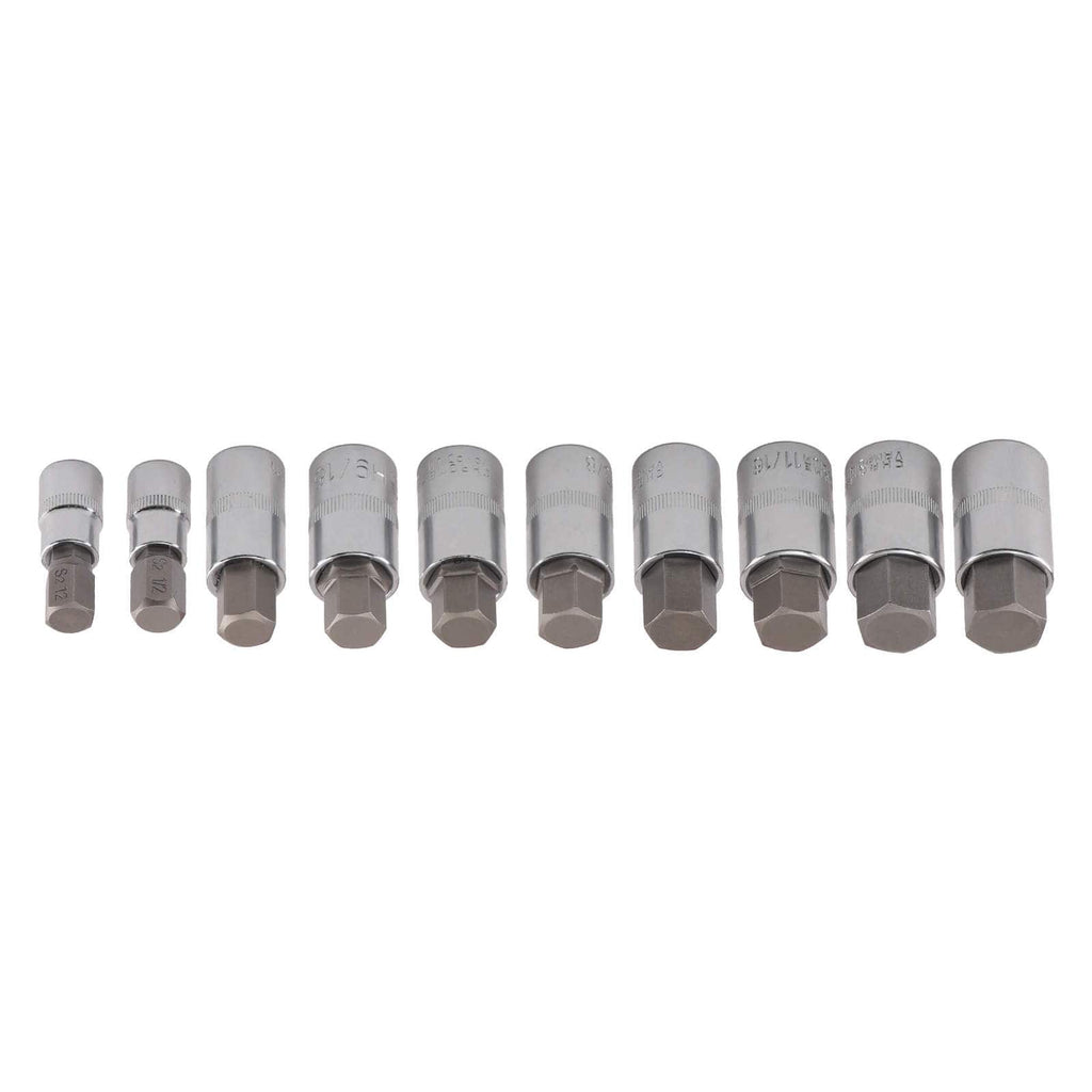 Neu 32 Bit Innensechskant Steckschlüssel Satz S2 Stahl 1/4 3/8 1/2 Zoll Set