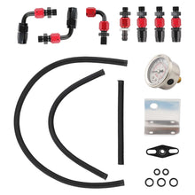 Laden Sie das Bild in den Galerie-Viewer, Neu Universal Kraftstoffdruckregler Kit mit Manometer 160psi Guage -6AN Fitting