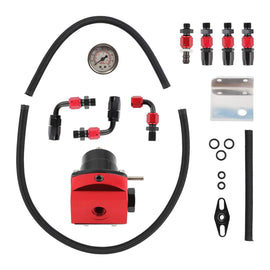 Neu Universal Kraftstoffdruckregler Kit mit Manometer 160psi Guage -6AN Fitting