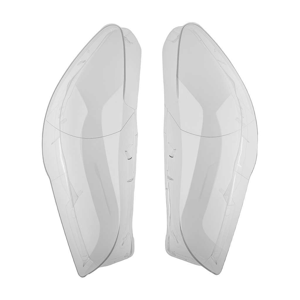 Neu Ein Paar Scheinwerferglasabdeckungen kompatibel für BMW F10/F18 2010-2017 63117343912 Glatt
