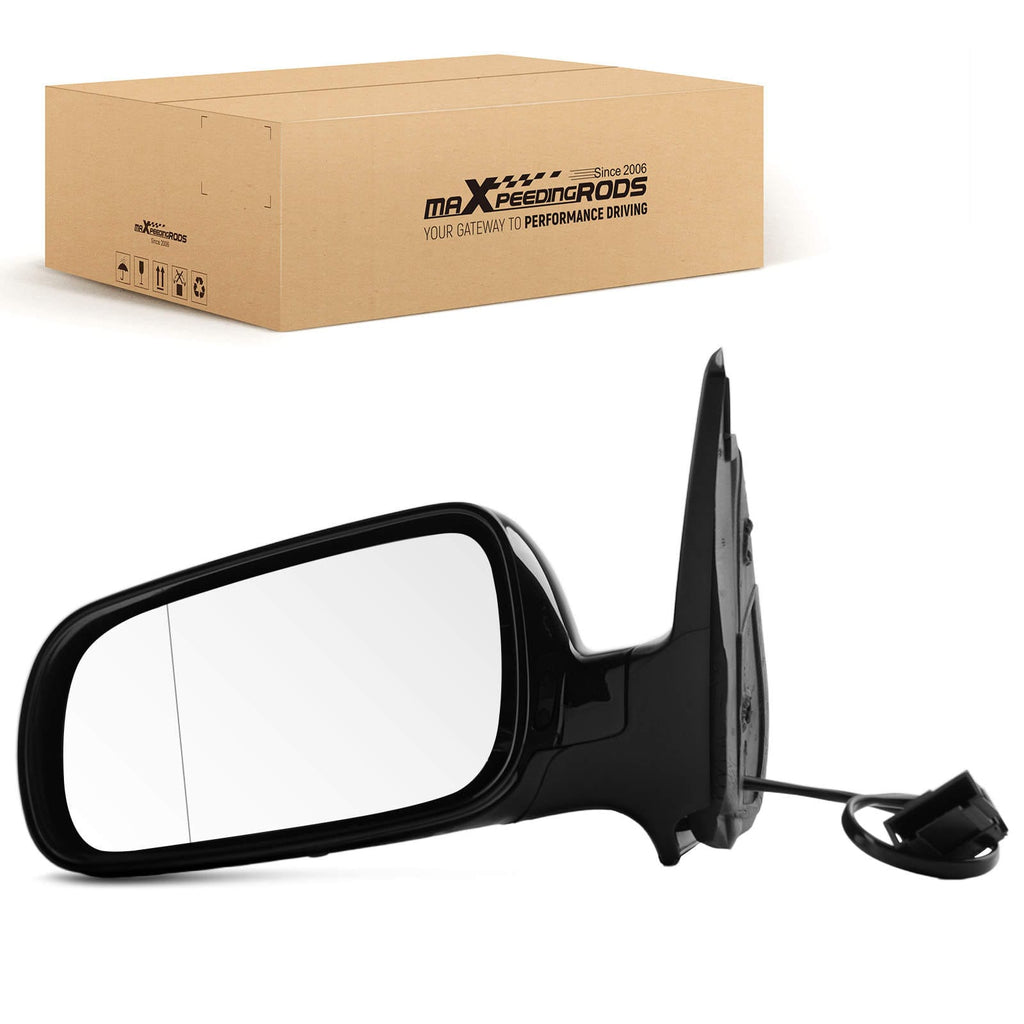 Neu Außenspiegel Links Asphärisch kompatibel für VW Golf Mk4 Bora 98-06 1J1857507D Schwarz