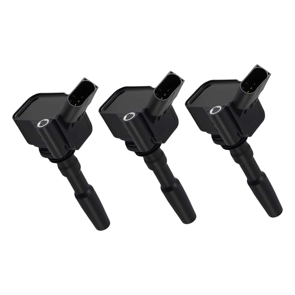 Neu 3er Set Zündspule kompatibel für Audi A3 Limousine kompatibel für VW Golf Sportsvan 04C905110J Benzin