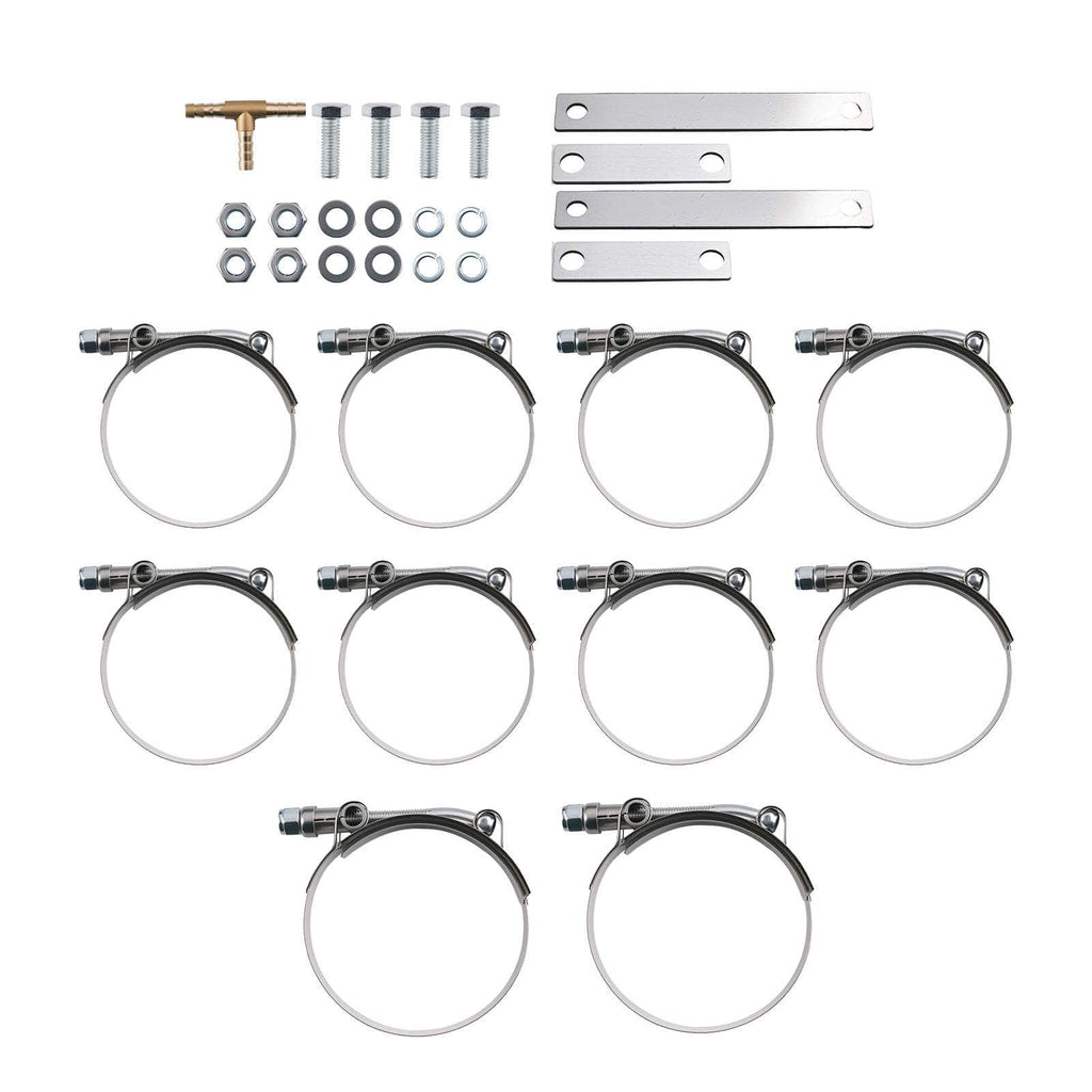 Neu Ladeluftkühler Kit For kompatibel für Nissan Skyline R32 GTST 600x300x76mm 3 Black