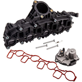 Neu Ansaugkrümmer + Stellmotor kompatibel für Audi VW 2.0 TDI 110-170ps 03L129711AG 03L129086V