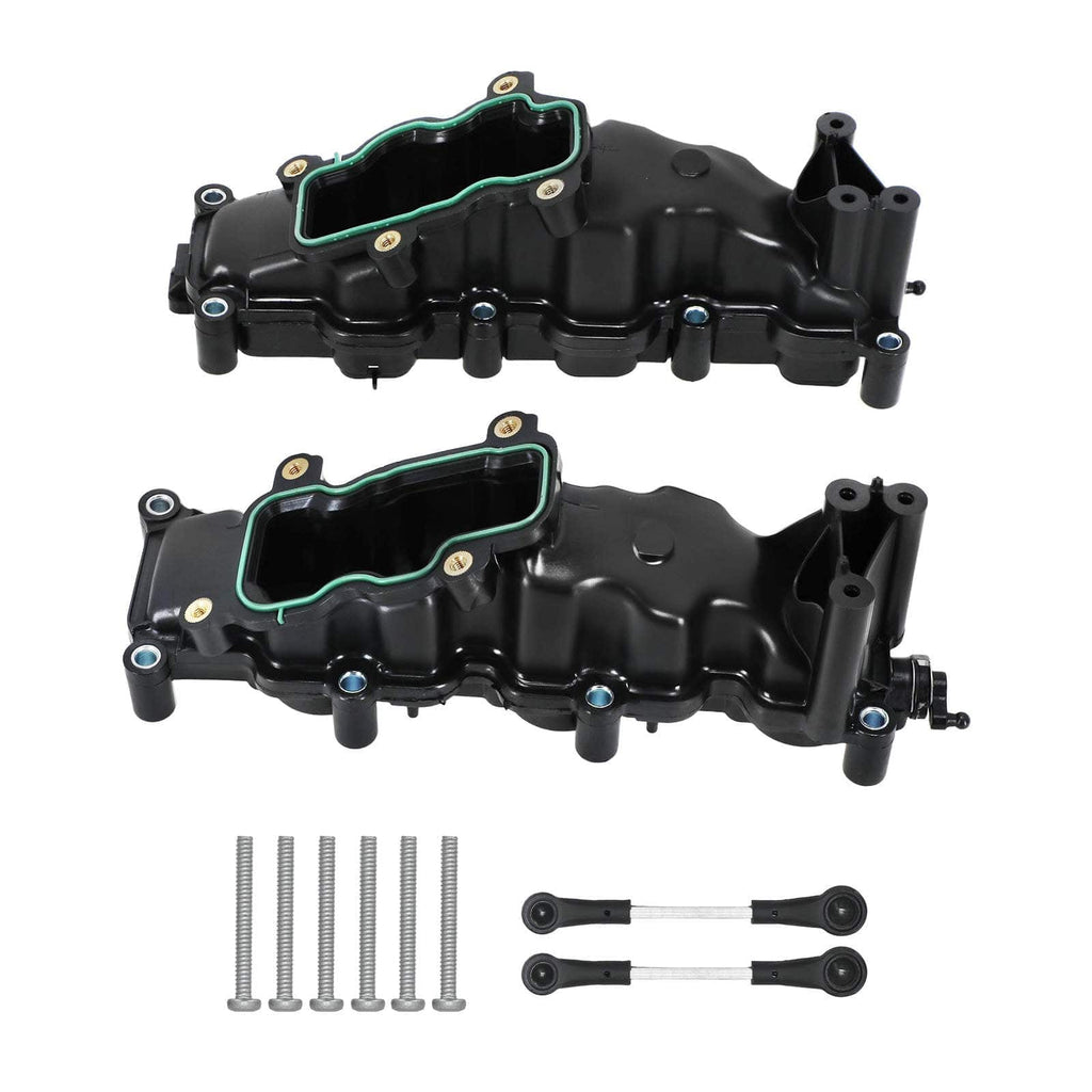 Neu 2x Ansaugkrümmer Links Rechts kompatibel für Audi A4 A5 A6 2.7L kompatibel für VW Touareg 3.0L 059129712CA