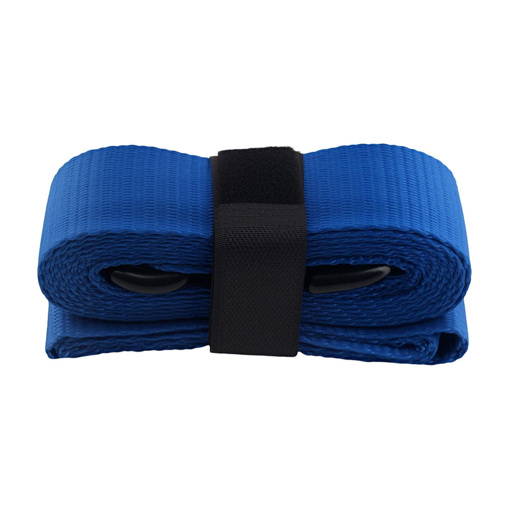 Neu 4x Spanngurte mit Ratsche und Haken Zurrgurte Spanngurt 5208 lb 2,4m Blau