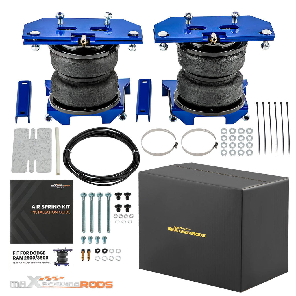 Neu Luftfederung Hinten Leveling + Halterungen Kit kompatibel für Dodge RAM 3500 4WD 2011-2018