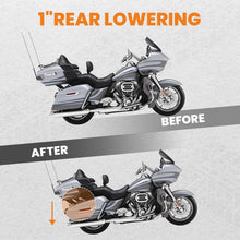 Laden Sie das Bild in den Galerie-Viewer, Neu Tieferlegungssatz hinten 1 Zoll kompatibel für Harley-Davidson Street Glide Road Glide 2017
