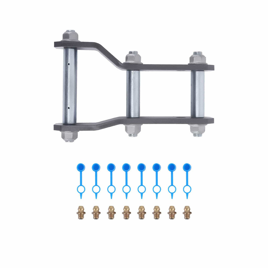 Neu 2x Hinten Schäkel Suspension Lift Kit 2 Zoll kompatibel für Ford Ranger kompatibel für Mazda BT50 Bj. 2011