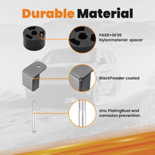 Laden Sie das Bild in den Galerie-Viewer, Neu 1.25in Lift Kit Body PucksBrackets kompatibel für Jeep Wrangler TJ 97-2006