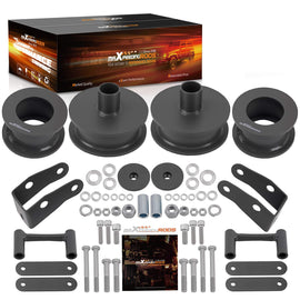 Neu 2 Vorne + 1,5 Hinten Höherlegungssatz Level Lift Kit kompatibel für Jeep Wrangler JK