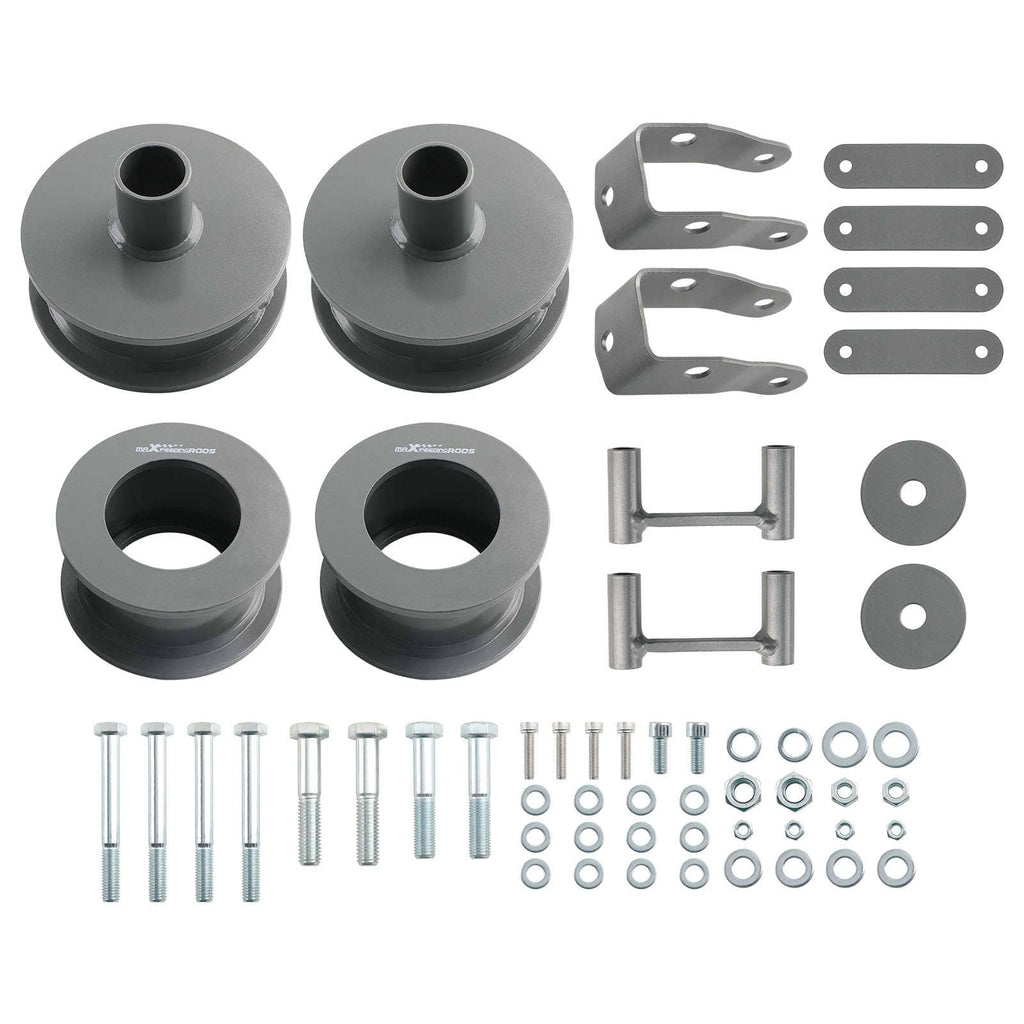Neu Höherlegungskit 2.5 Vorder / 2 Hinter Schäkel kompatibel für Jeep Wrangler JK 4WD 4X4