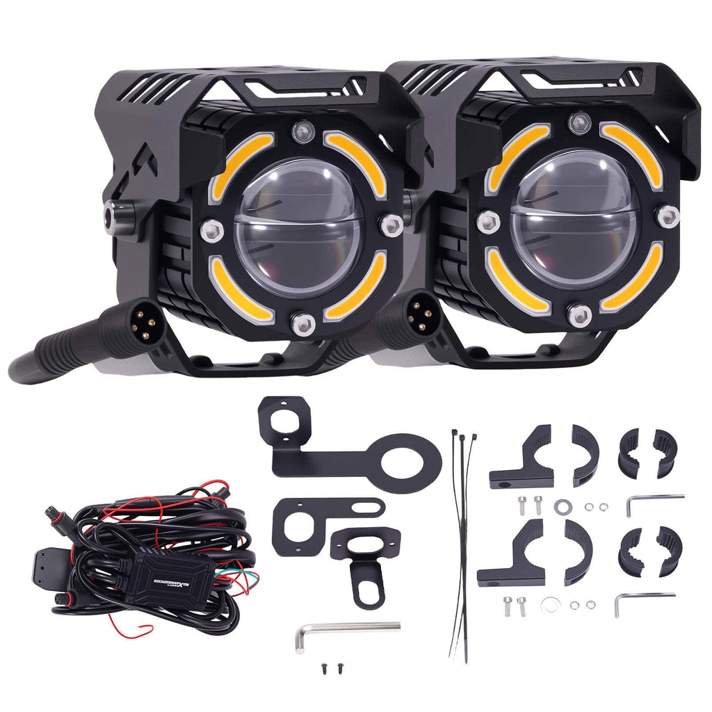 Neu 80W Arbeitsscheinwerfer LED for Motorrad Pickup SUV IP67 3200K 6000K 12V DC