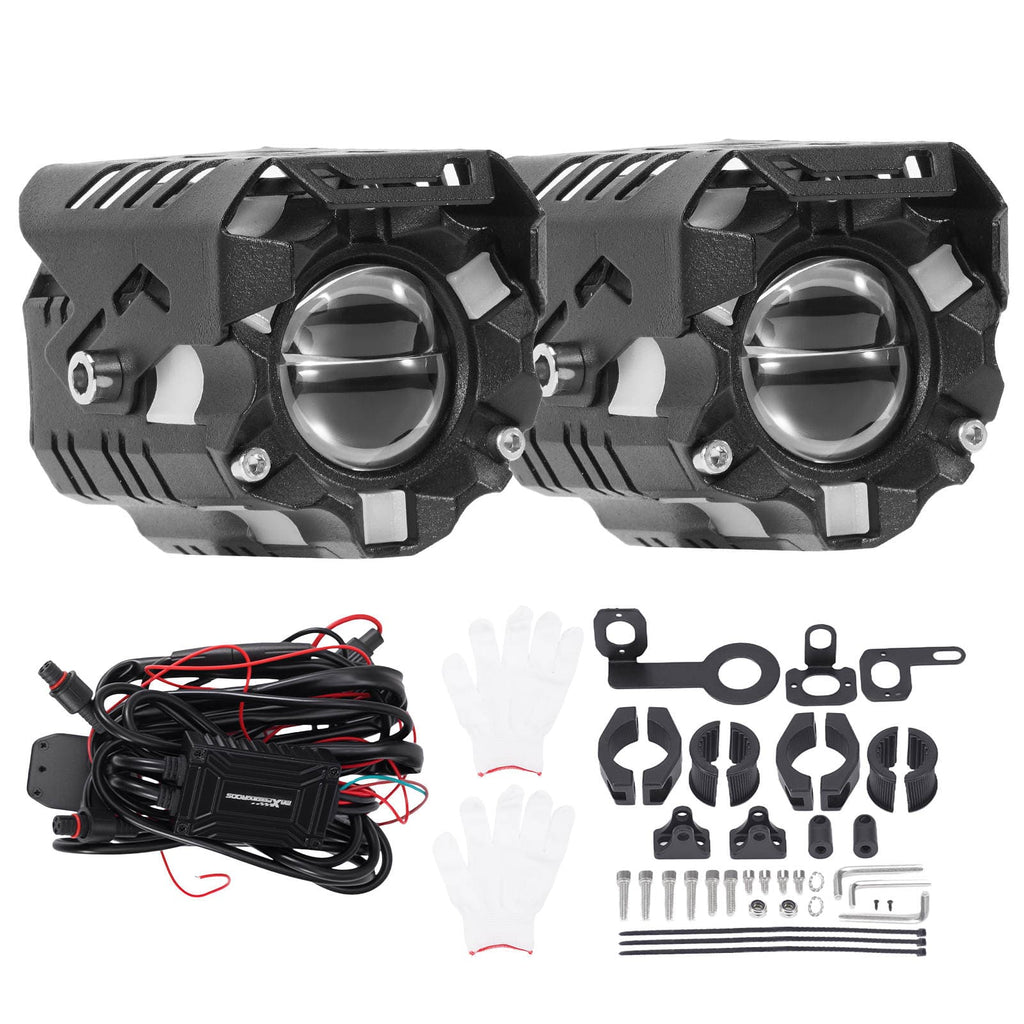 Neu 80W LED Fahrlicht for Motorrad ATV UTV Pickup SUV 3200K/6000K IP67 2 Stk