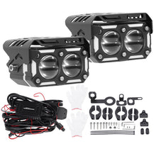 Laden Sie das Bild in den Galerie-Viewer, Neu 80W LED Arbeitslicht Set for Motorrad UTV ATV SUV 12V IP67 mit Halterung 2 Stück