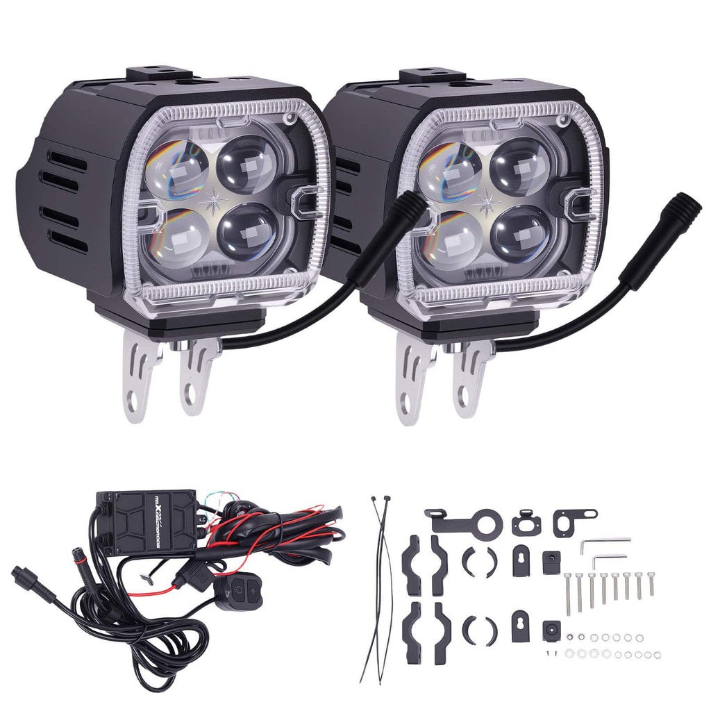 Neu 120W LED Hilfsscheinwerfer for Motorrad ATV UTV Pickup Offroad IP67 12V DC