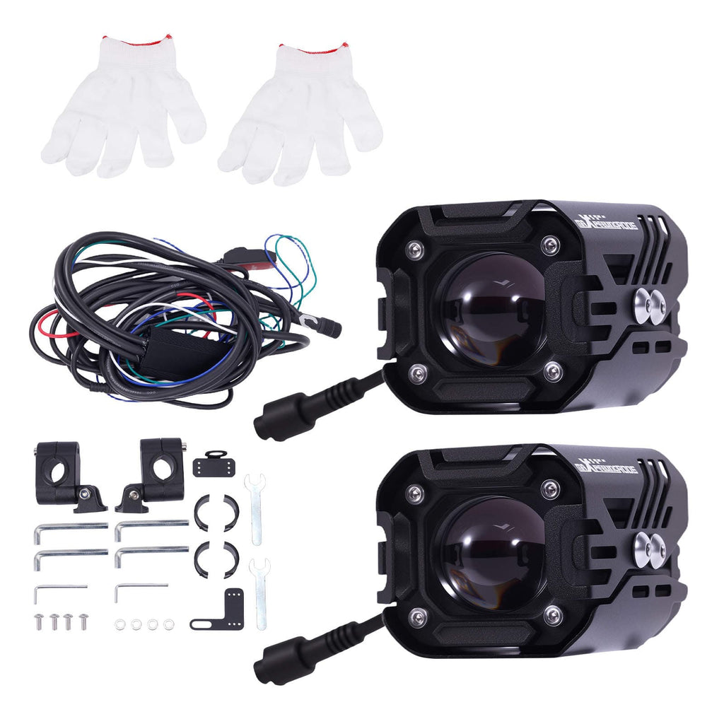 Neu 80W LED Arbeitslicht for Motorrad ATV UTV Offroad SUV 3000K 6000K Aluminium 12V