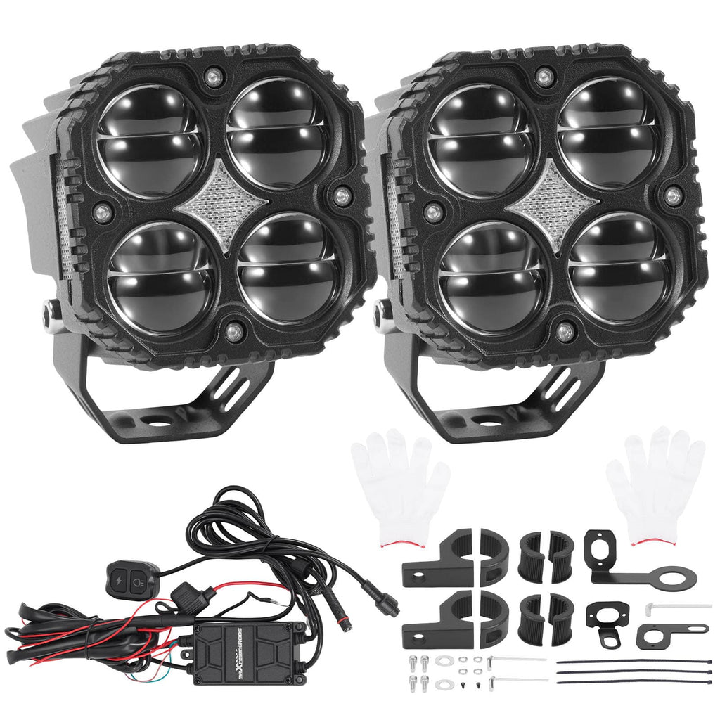 Neu 120W Motorrad LED Lampe Zusatzscheinwerfer kompatibel für BMW R 1300 GS kompatibel für Honda CB 650 R