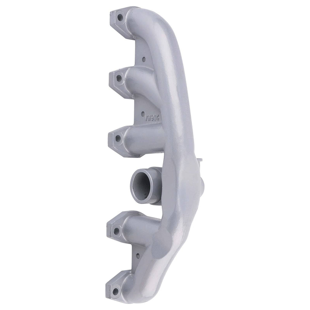 Neu Abgaskrümmer Auspuff kompatibel für VW T5 Toureg 2.5 TDI 070253017A 2003-2010 Silber