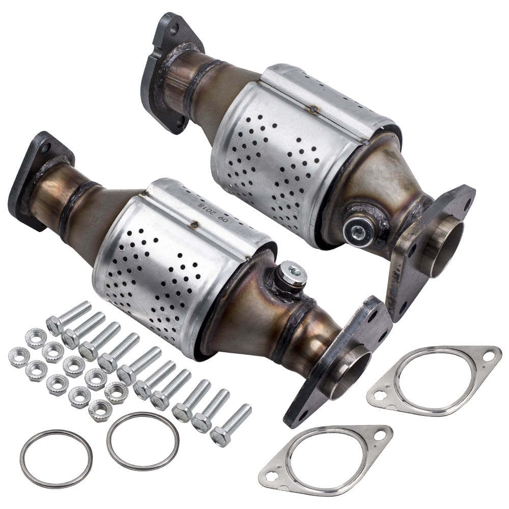 Neu 2* R+L Katalysator Kat Auspuff kompatibel für Nissan NP300 Navara Pathfinder (R51)