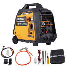 Laden Sie das Bild in den Galerie-Viewer, Neu 2x BenzinLPG Dual Fuel 3,5kw Inverter Stromaggregat mit Parallelschaltbox