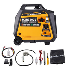Laden Sie das Bild in den Galerie-Viewer, Neu 2x Inverter Stromerzeuger Notstromaggregat Benzin / LPG 3,5KW Parallelschaltbox
