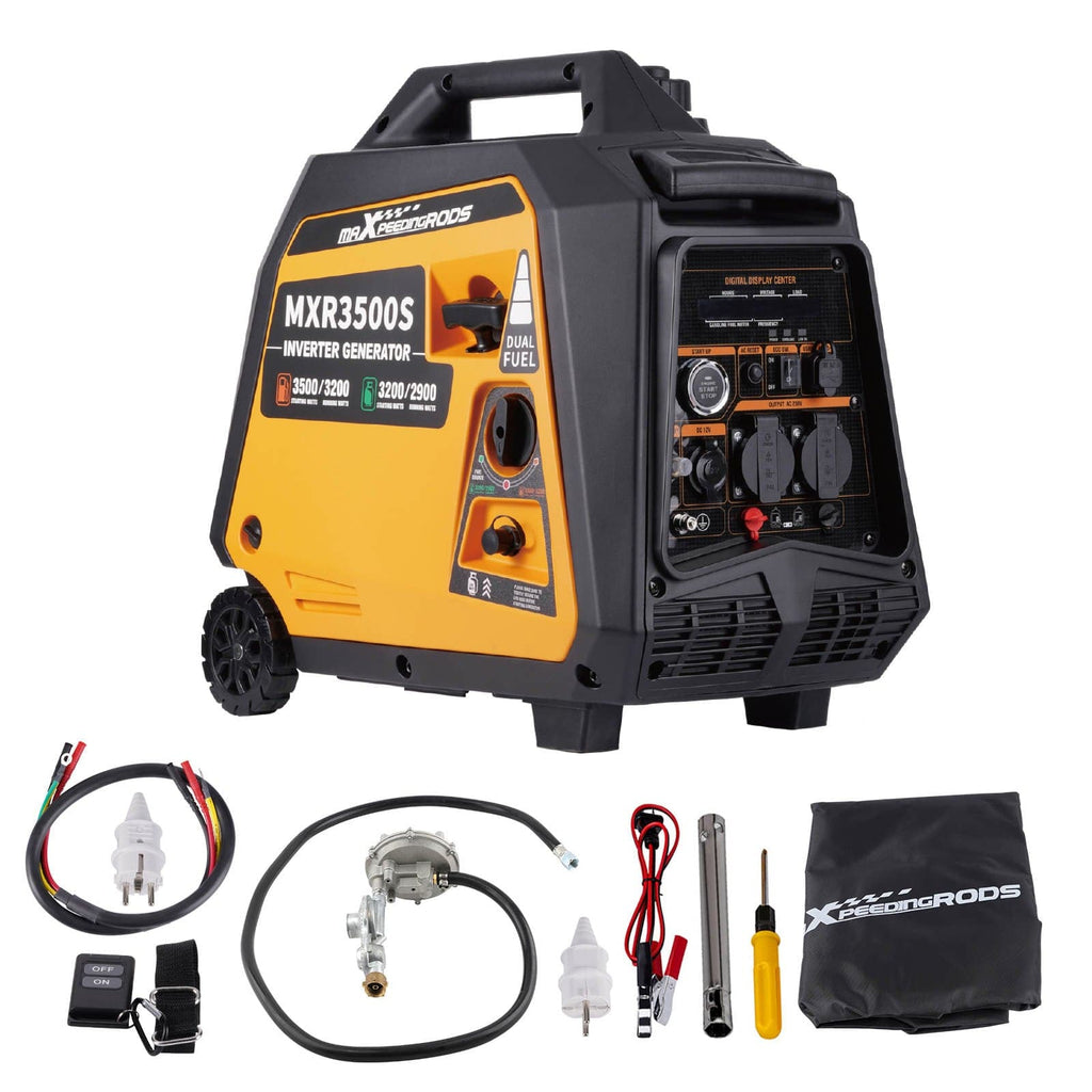 Neu 2x Inverter Stromerzeuger Notstromaggregat Benzin / LPG 3,5KW Parallelschaltbox