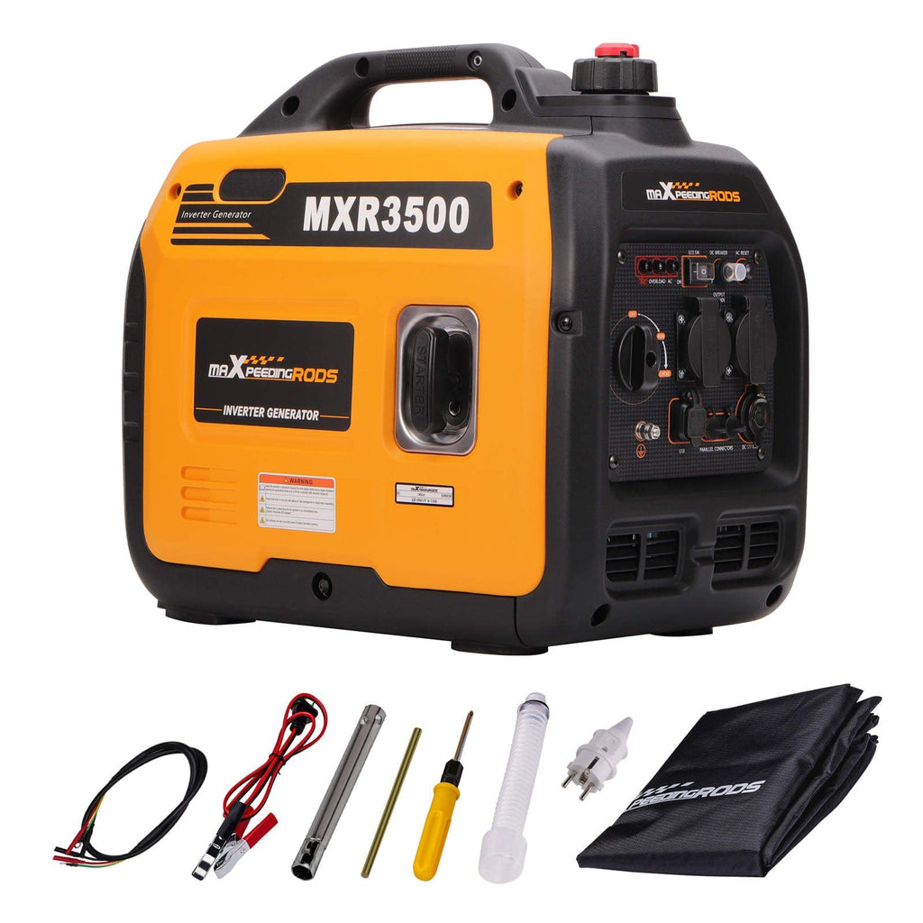 Neu 2x 3300W Inverter Stromerzeuger Benzin Notstromaggregat mit Parallelschaltbox