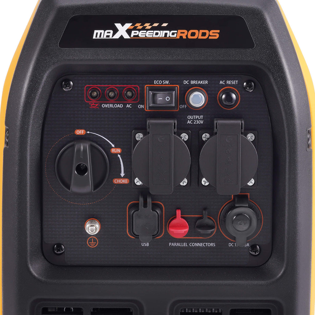 Neu 3200W 3500W Inverter Stromerzeuger 21KG tragbar Notstromaggregat Generator 4Takt