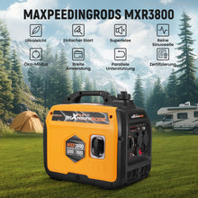 Laden Sie das Bild in den Galerie-Viewer, Neu 3200W 3500W Inverter Stromerzeuger 21KG tragbar Notstromaggregat Generator 4Takt