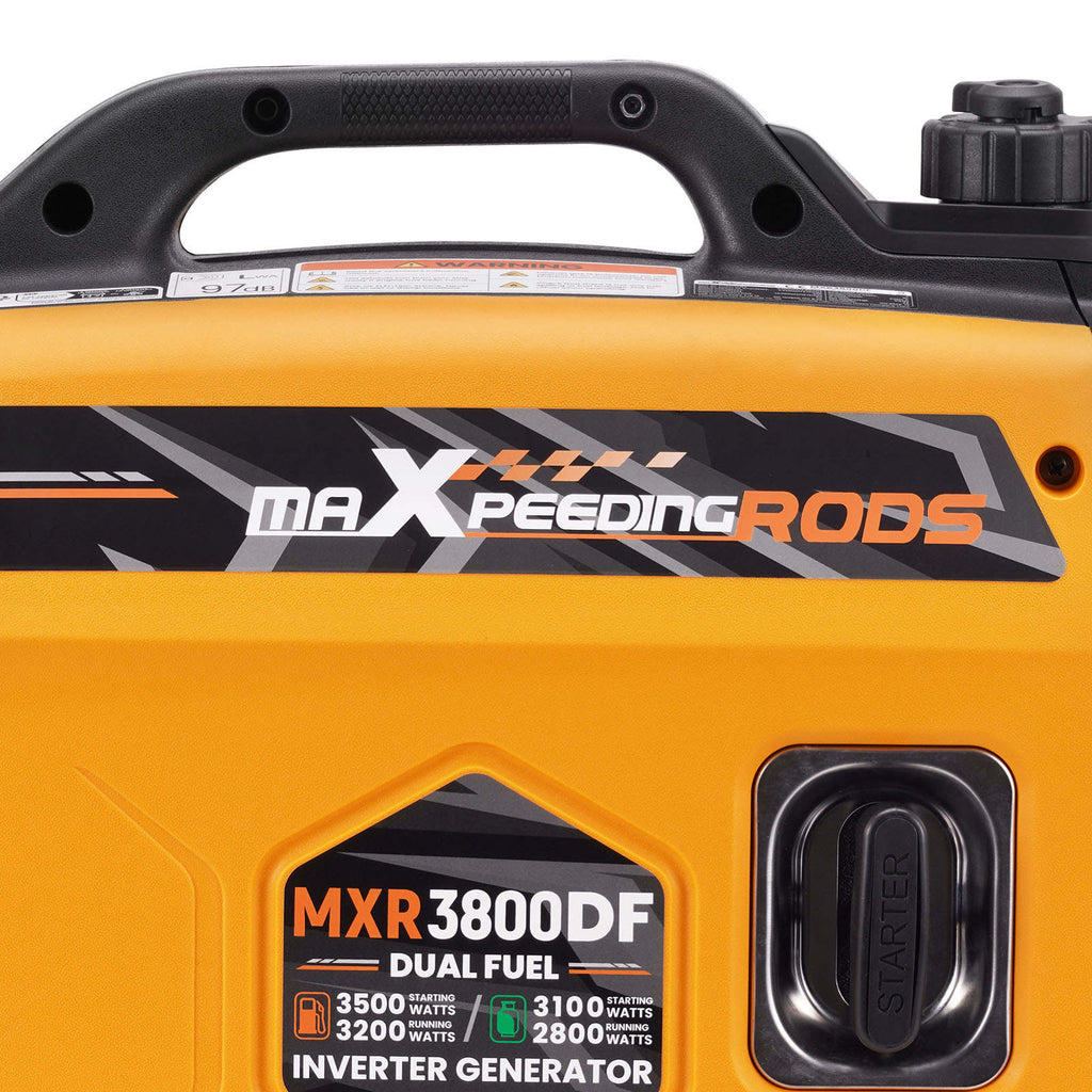 Neu Stromerzeuger Inverter Benzin Notstromaggregat 3500W Überlastschutz Dual Fuel
