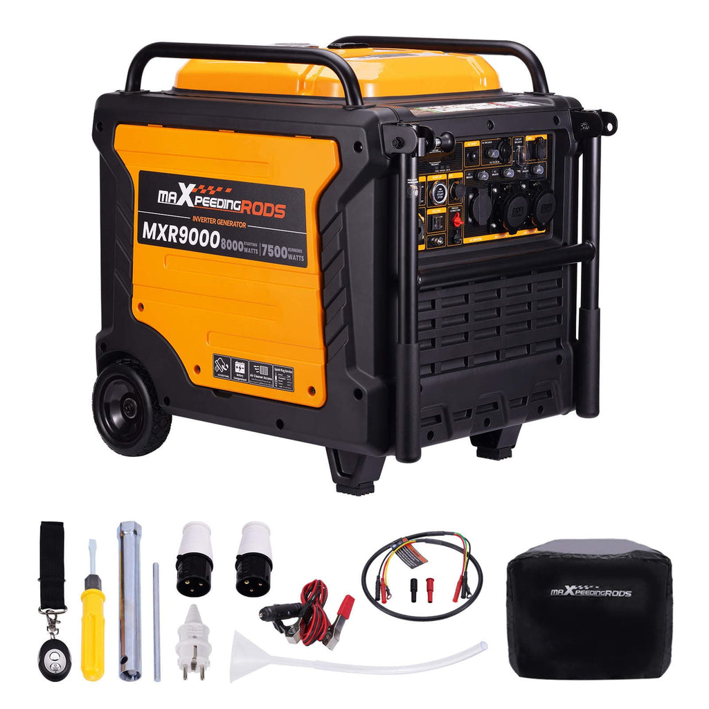 Neu Notstromaggregat Stromerzeuger Inverter Benzin 8kVA E-Start w/ ATS Automatischer
