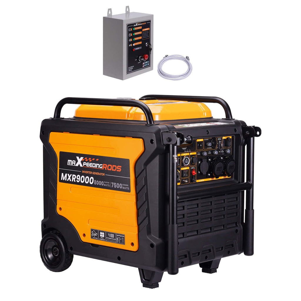 Neu Notstromaggregat Stromerzeuger Inverter Benzin 8kVA E-Start w/ ATS Automatischer