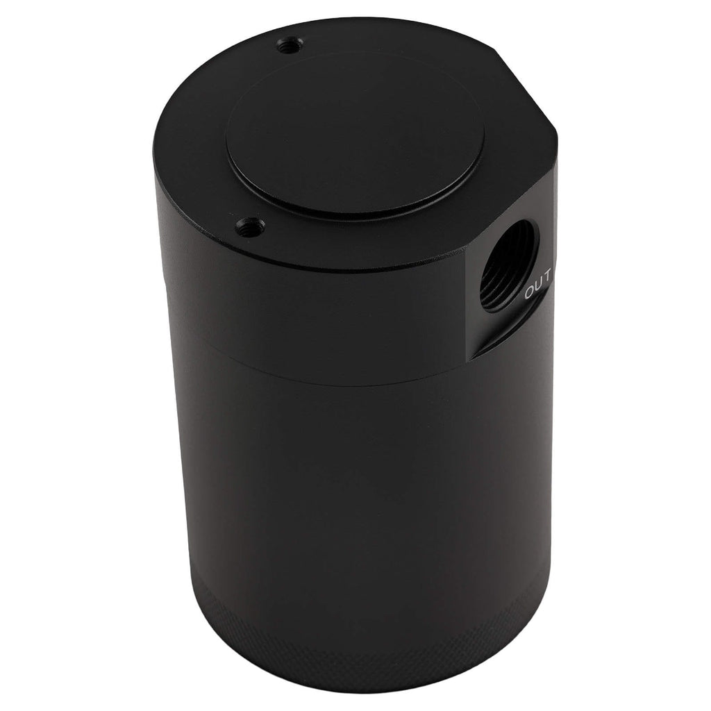 Neu Racing Baffled 2-Port Oil Catch Can/Tank/Air-Oil Separator kompatibel für Vauxhall Corsa