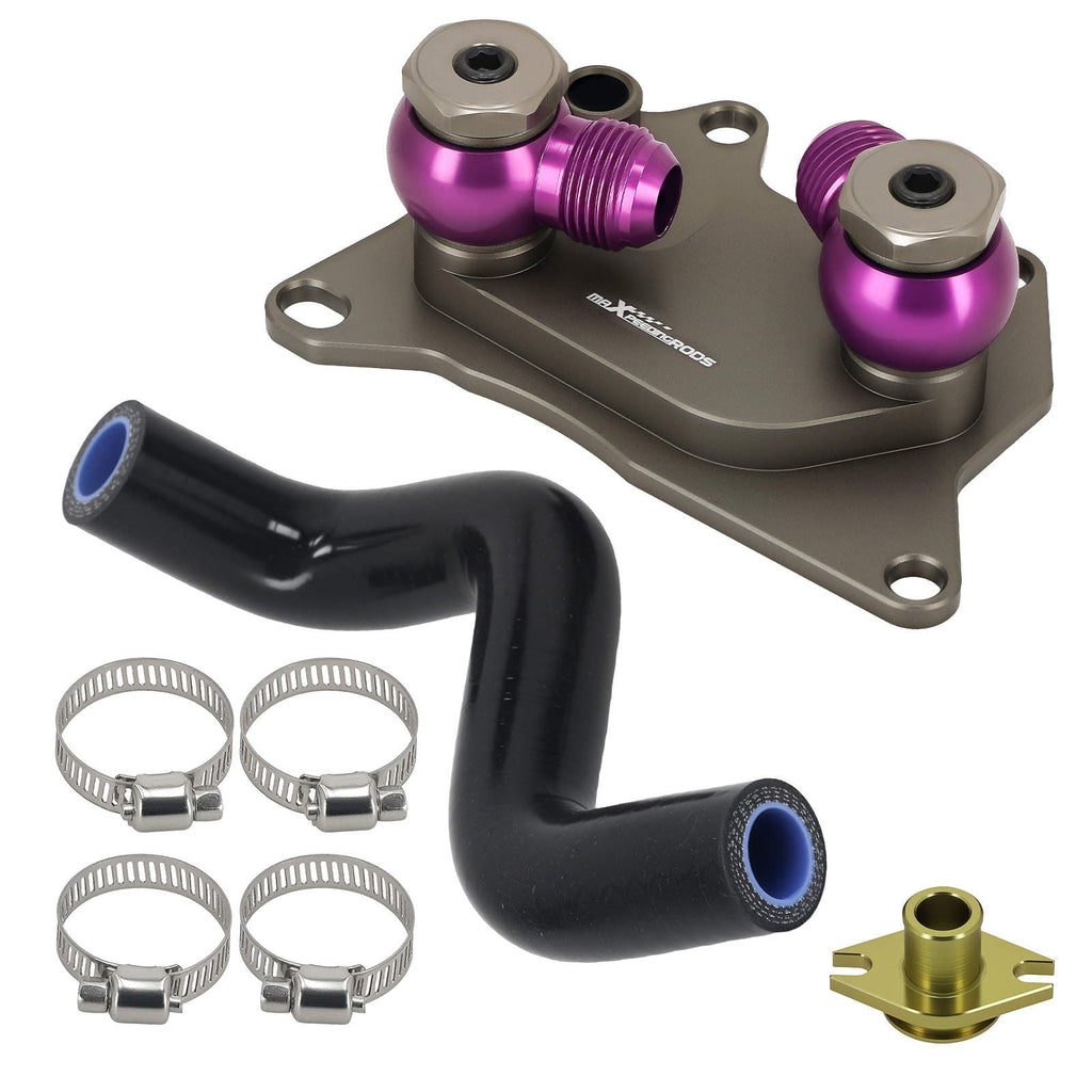 Neu Adapter Ölfilter Sandwich AN10 kompatibel für VW Audi Gen3 EA888 Aluminiumlegierung