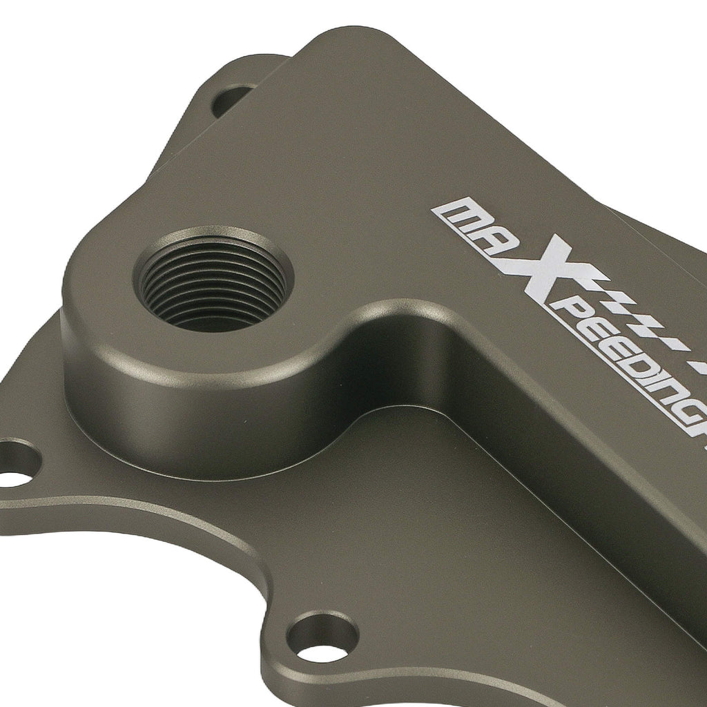 Neu 10AN Adapter Kit Ölfilter Sandwich kompatibel für BMW B58 Ölkühler Aluminium Lila