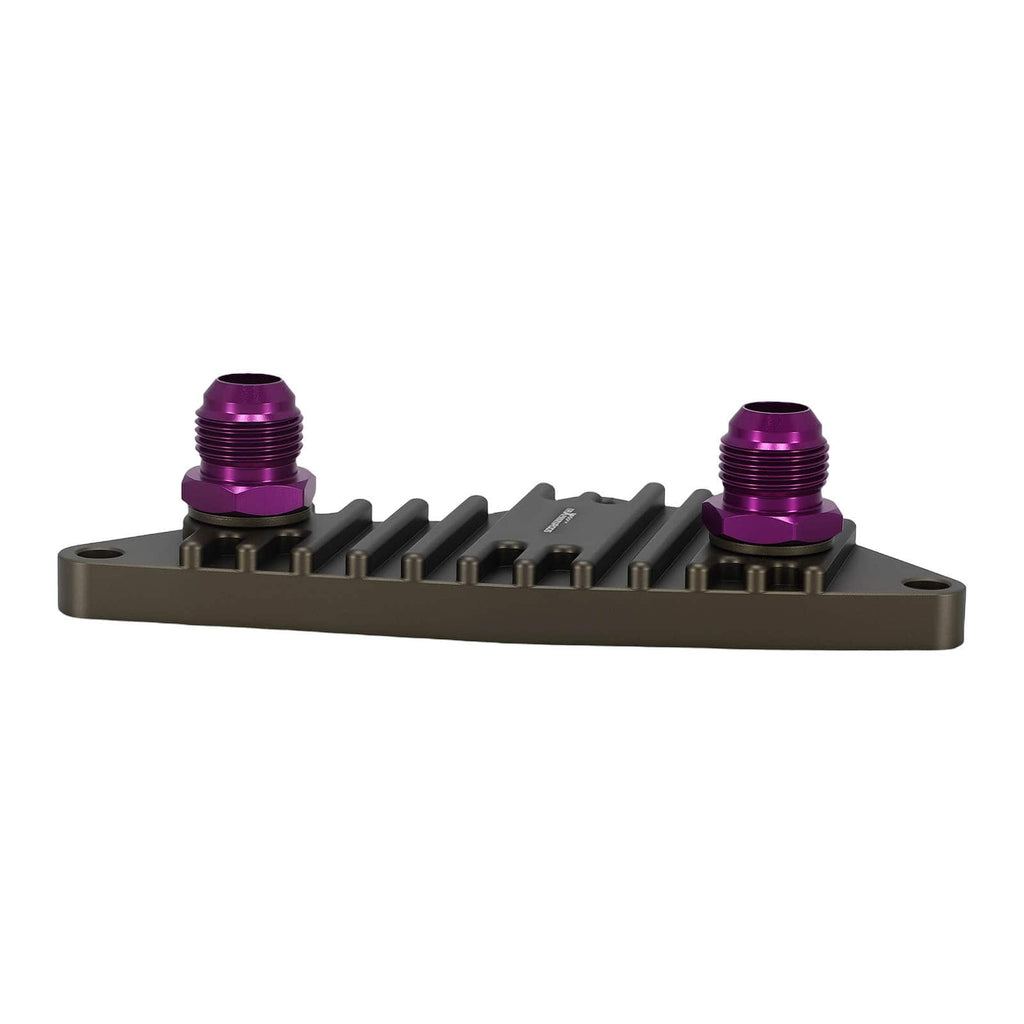 Neu Adapter AN10 Ölkühler kompatibel für BMW E90 F20 F22 E82 E89 N54 N55 Violett CNC Kit