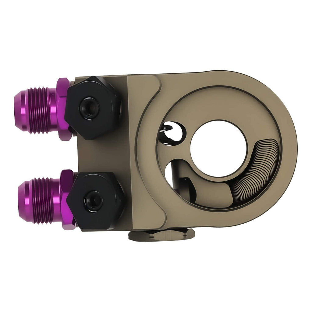 Neu Adapter Ölfilter Sandwich AN10 kompatibel für Honda Civic Gen10 FK7 Alu Eloxiert