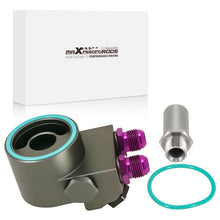Laden Sie das Bild in den Galerie-Viewer, Neu Adapter Ölfilter Sandwich AN10 kompatibel für Honda Civic Gen10 FK7 Alu Eloxiert