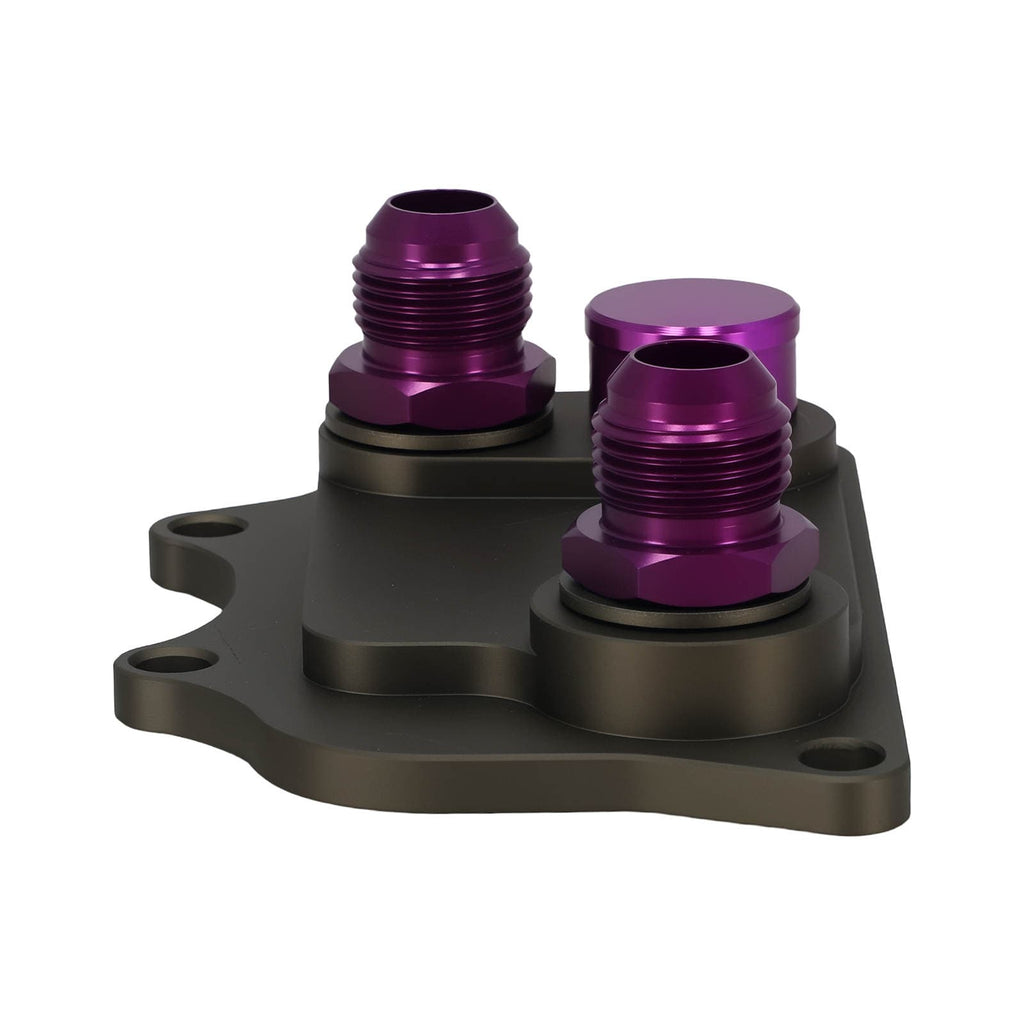 Neu Aluminium Ölfilter Adapter AN10 kompatibel für Volkswagen Audi EA888 Gen2 MK5 MK6